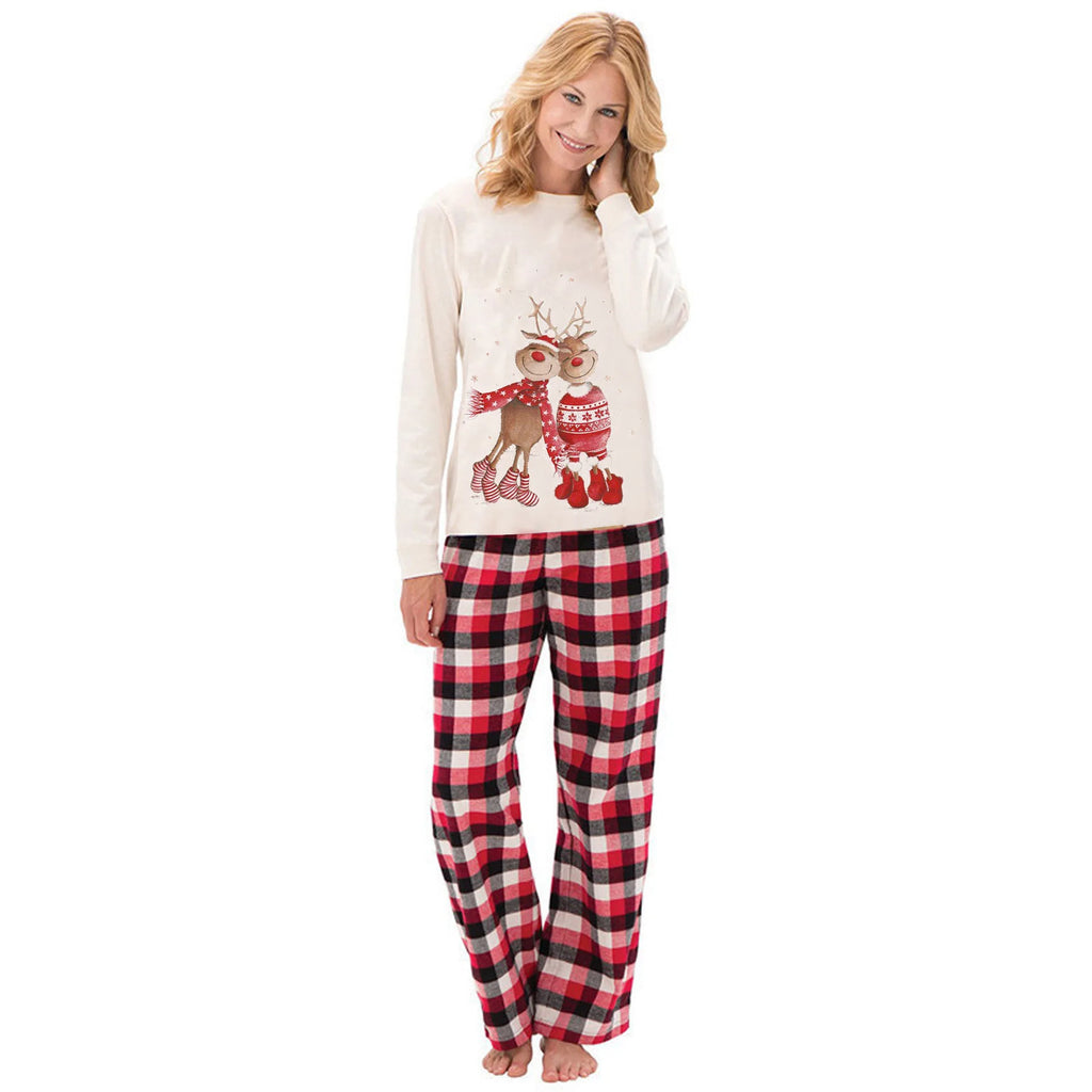 Julpyjamas med festligt tryck