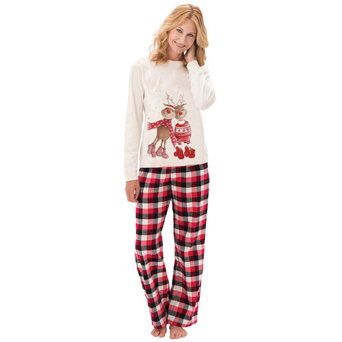 Julpyjamas med festligt tryck